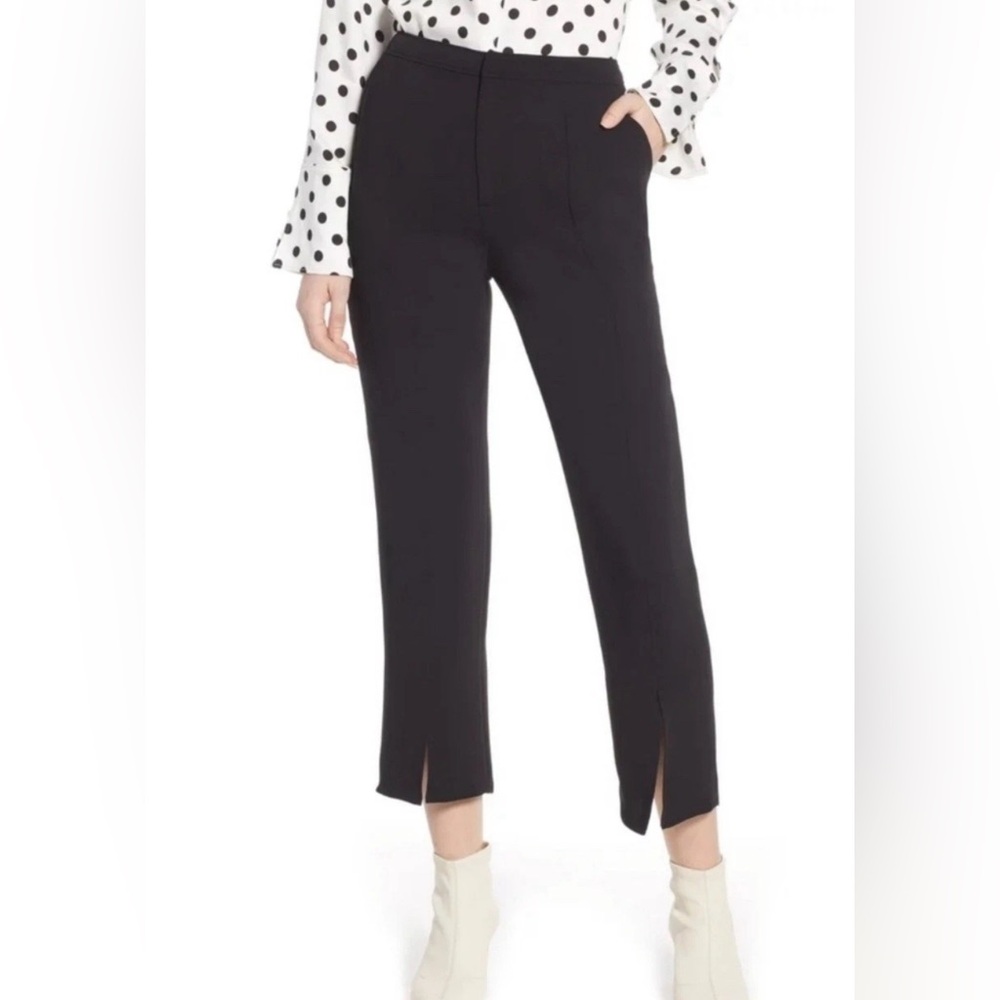Something Navy Black Split Front Dress Pants Size 16
